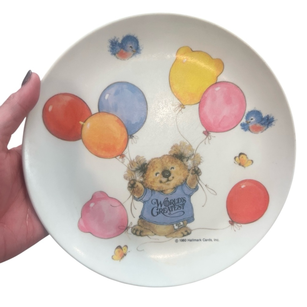 Hallmark Vtg Shirt Tales Plate 1980